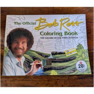 The Official Bob Ross Coloring Book - (Paperback)